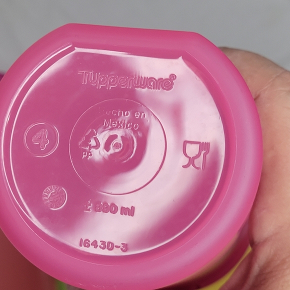 Tupperware Modular Mates Pink Round Set Of 4 Round Containers - Picture 3 of 9